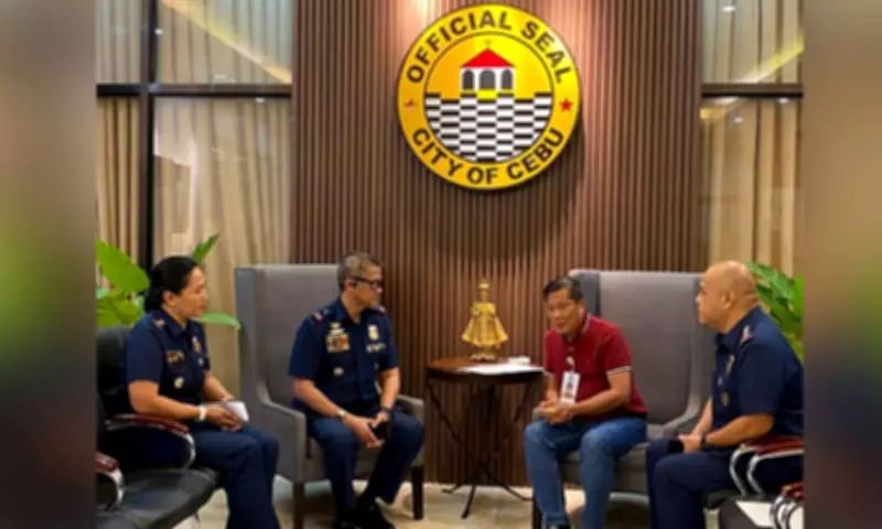 New Central Visayas Police Chief Visits Cebu Officials for Courtesy Calls
