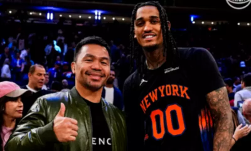 Pacquiao and Clarkson Meet at MSG, Boxing Legend Attends NBA Game