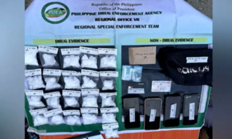 PDEA 7 Seizes 550 Grams of Shabu Worth P3.74M in Cebu City Operation