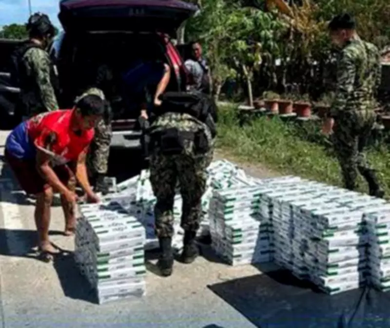 Police Seize P658,873 in Smuggled Cigarettes After High-Speed Chase in Sultan Kudarat