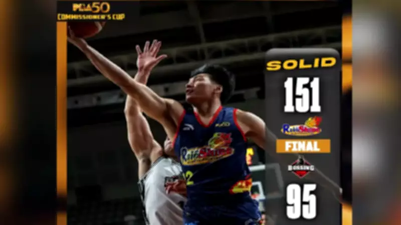 Rain or Shine Obliterates Blackwater Bossing 151-95 in Historic PBA Rout