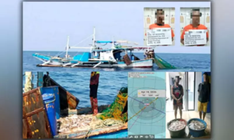 Two Iloilo Fishermen Arrested for Illegal Fishing Using Banned Gear in Madridejos
