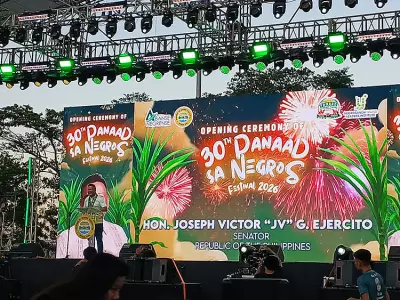 Senator JV Ejercito Celebrates Negrense Heritage at 30th Panaad Festival Opening
