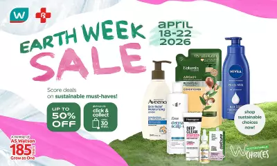 Watsons Earth Week Sale Makes Sustainable Shopping Accessible and Affordable