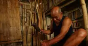 Bamboo Craftsman Leon Layar Perseveres Through Economic Crisis in Philippines