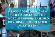 Iloilo City Tricycle Drivers to Receive P5,000 Fuel Subsidy from DSWD