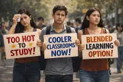 Students Demand Schedule and Facility Changes Amid Rising Summer Heat