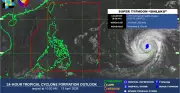 Super Typhoon Sinlaku Intensifies East of Philippines, Authorities on High Alert