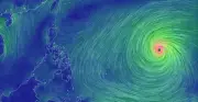 Super Typhoon Sinlaku Slightly Weakens, Still Packs Powerful Winds