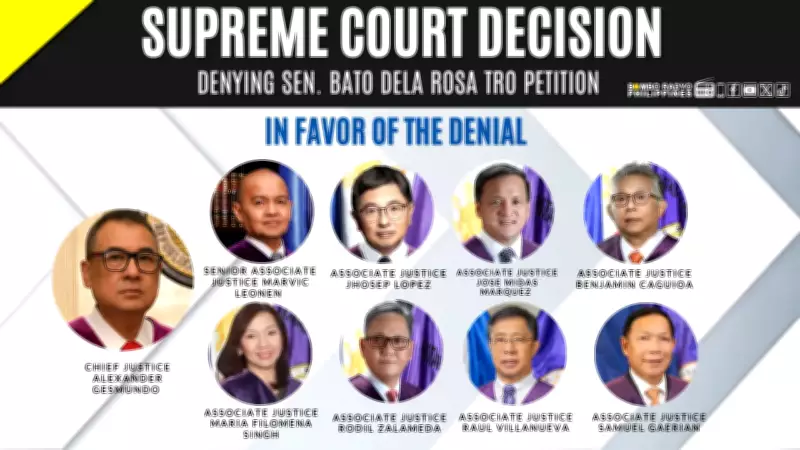 5 Duterte SC Appointees Back TRO for Sen. Bato in ICC Arrest Case
