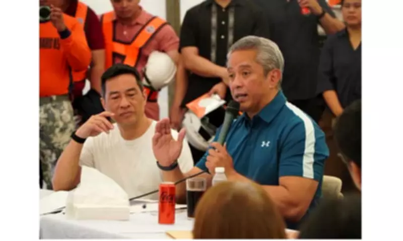 Angeles City Urges Contractor to Surface After Building Collapse