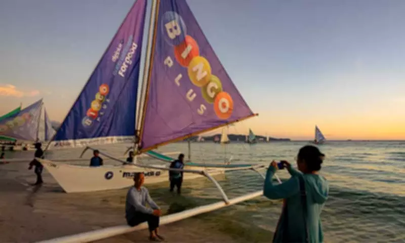 BingoPlus Paraw Boats Cruise Boracay Waters for Summer Campaign