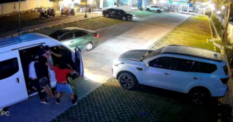 CCTV footage shows kidnapping of businessman in Cebu City