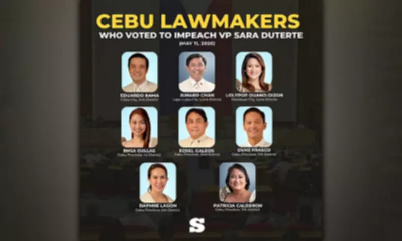 Cebu lawmakers split on VP Sara Duterte impeachment vote