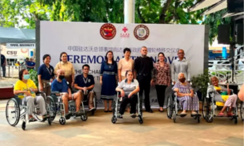 China Donates 580 Wheelchairs to Davao City PWDs in Friendship Ceremony