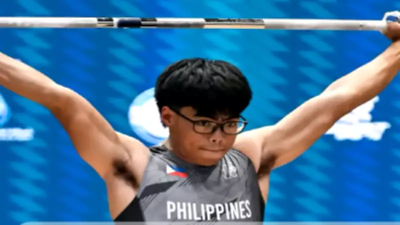 Filipino Weightlifter Albert Delos Santos Wins Gold at IWF World Junior Championship