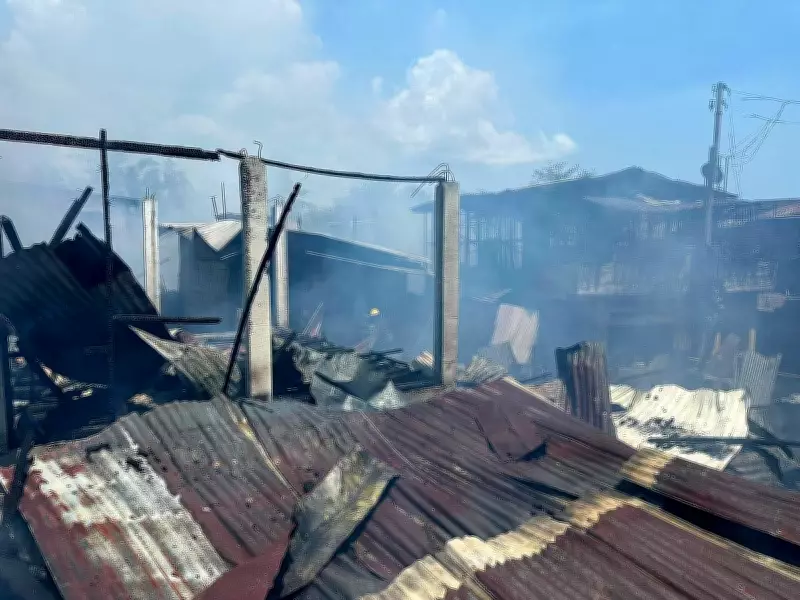 Fire in Bacolod Injures Two, Destroys 21 Houses, Displaces 81 Families