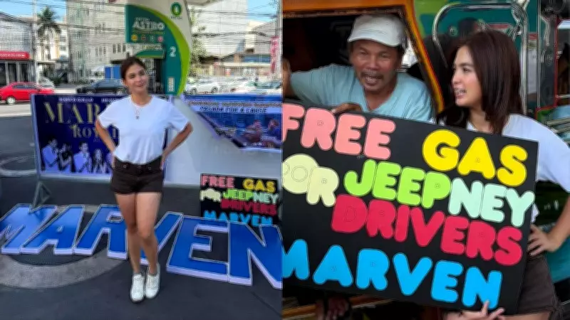 Heaven Peralejo Launches Pasada for a Cause, Gives P500 Gas to 150 Jeepney Drivers