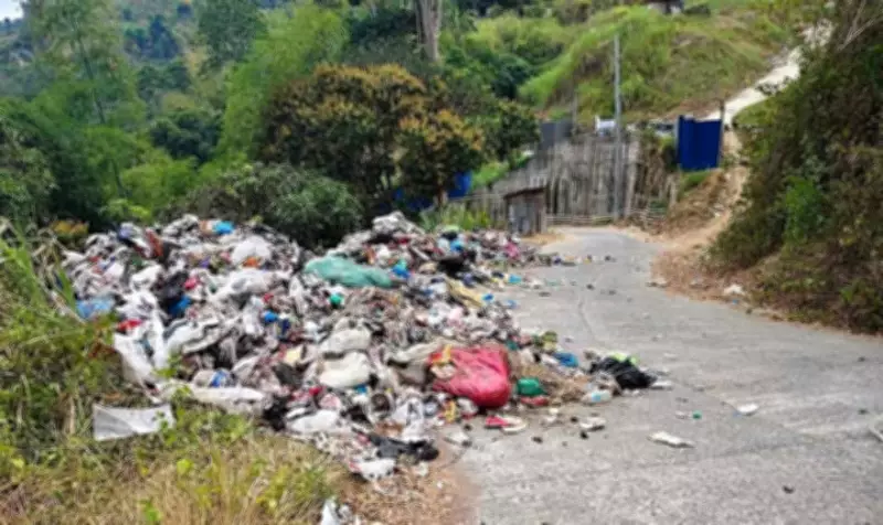 Illegal Dumping Near Cliff Alarms Cebu Residents Over River Contamination