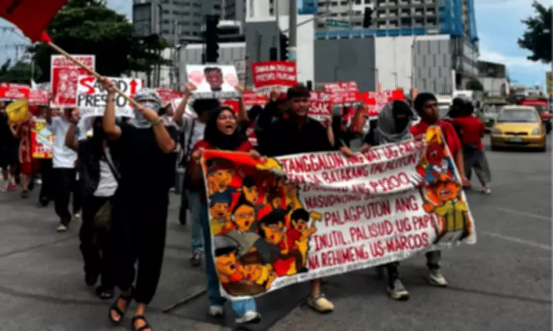 Labor Day Rally in Davao City Demands Higher Wages Despite Heavy Rain