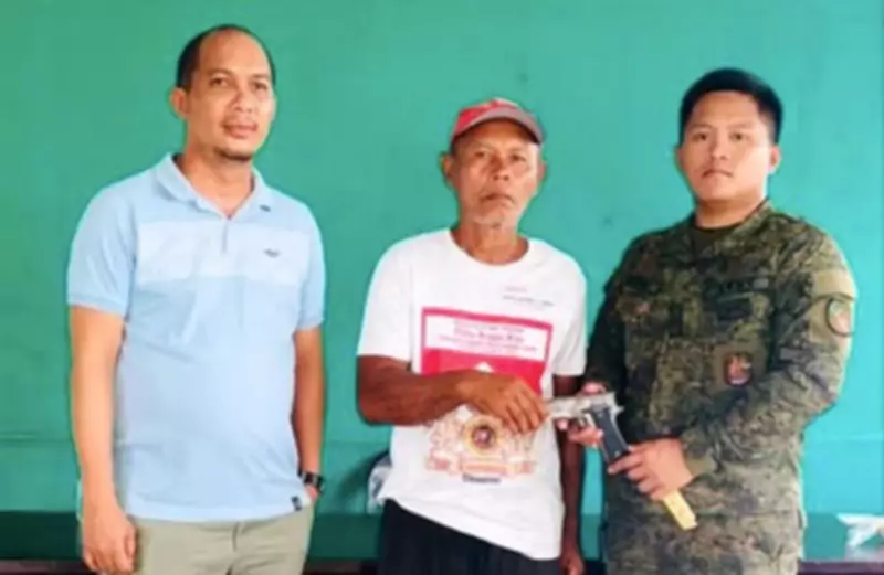 MNLF Member Surrenders Firearm in Sulu Peace Initiative