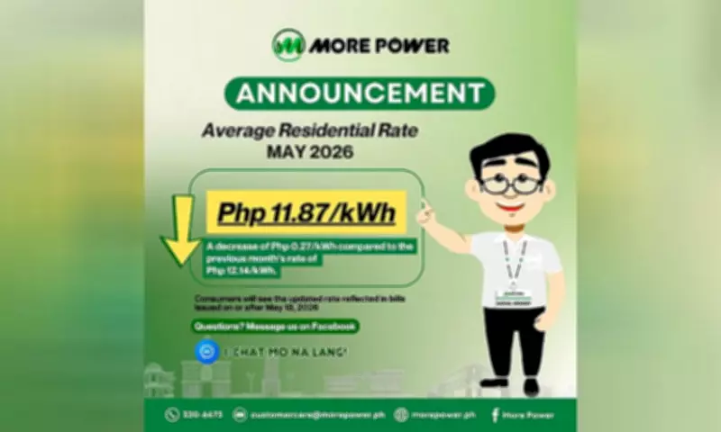 More Power Cuts Electricity Rates by P0.27/kWh in Iloilo City for May