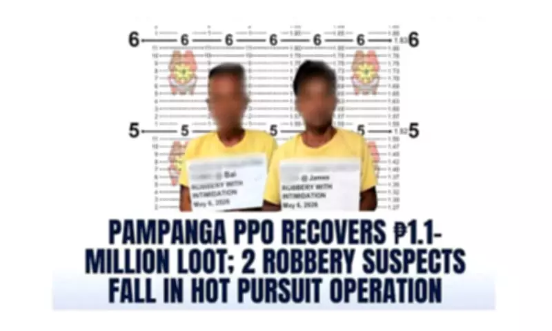 Over ₱1.1-M Stolen Cash Recovered in Angeles City Hot Pursuit