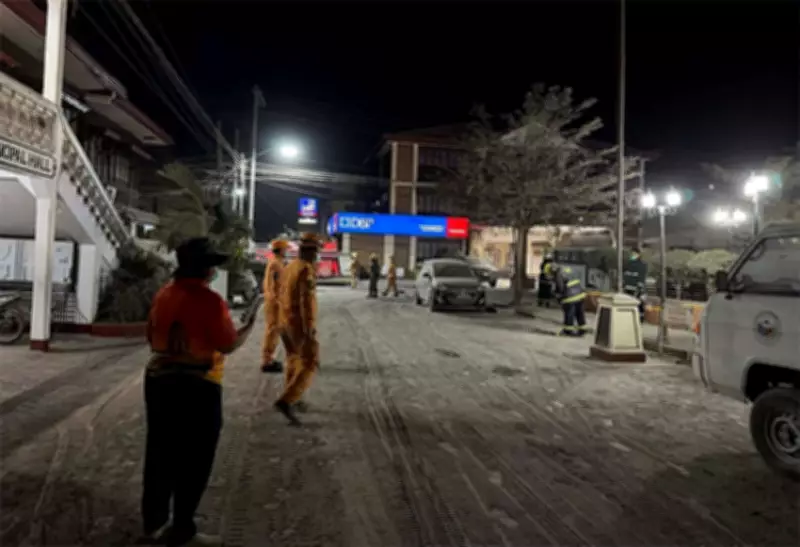 PNP Intensifies Disaster Response After Mayon Volcano Ashfall in Albay