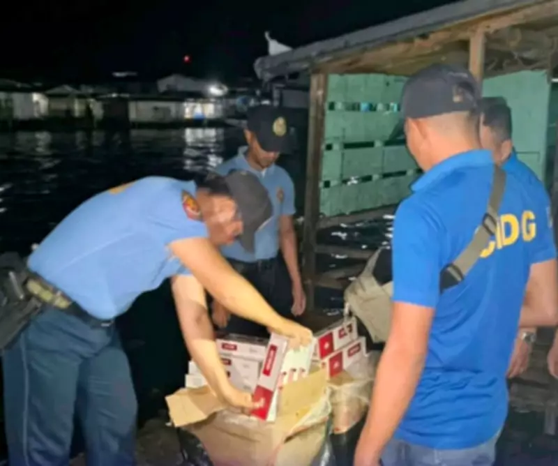 PNP Maritime Group Seizes P256,710 Worth of Smuggled Cigarettes in Tawi-Tawi