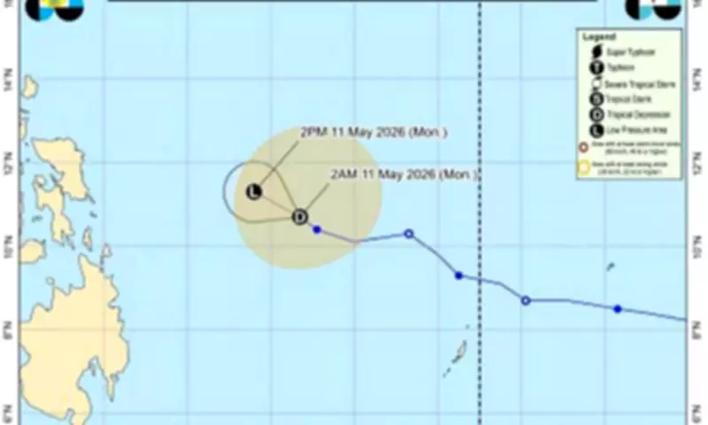 TD Caloy to Weaken into Remnant Low Today, Says PAGASA