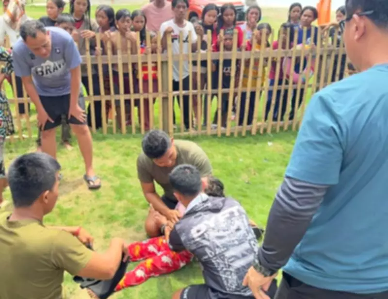 Troops Rescue Minor from Drowning in Sulu Beach Incident