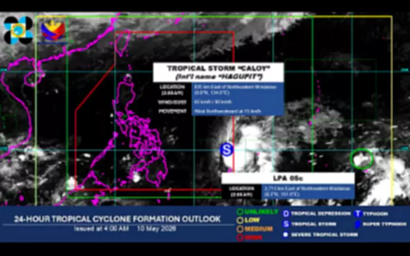 Tropical Storm Caloy Enters PAR, No Direct Impact Yet