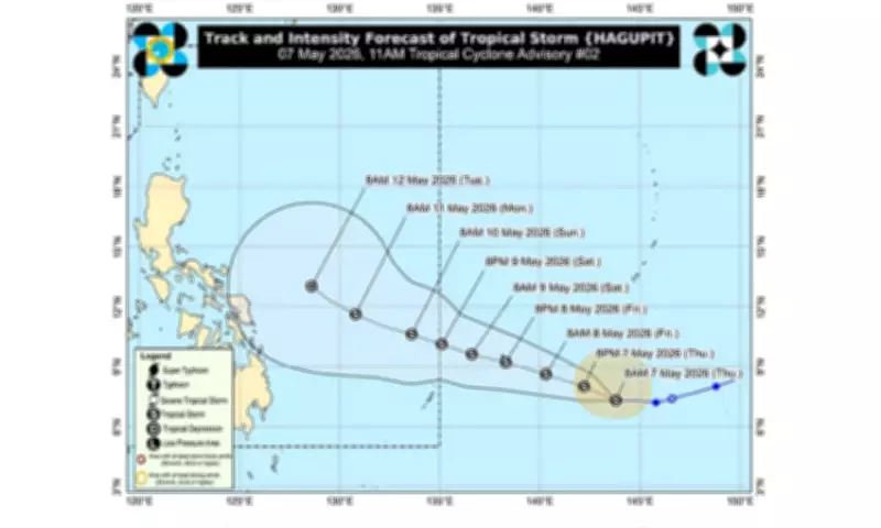 Tropical Storm Hagupit May Enter PAR This Weekend, Named Caloy
