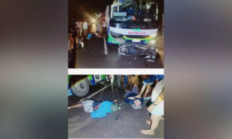 Two Foreign Nationals Injured in Bus-Motorcycle Crash in Santander