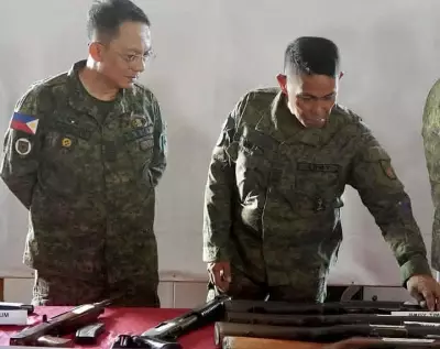 29 Firearms Voluntarily Handed Over by Residents in Patikul, Sulu