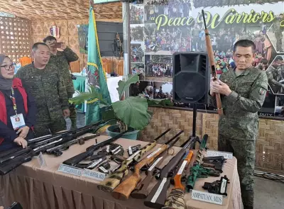 7 BIFF Members Surrender in Maguindanao del Sur, Turn Over Weapons