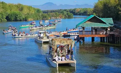 Over 1,000 Devotees Join Inaugural Fluvial Parade in Lubao