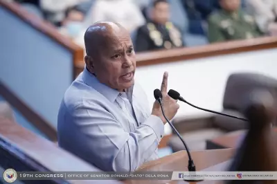 Senator Bato Dela Rosa Leaves Senate Compound Amid ICC Warrant