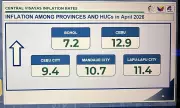 Cebu Inflation Hits 12.9% in April Driven by Food, Transport, Utilities