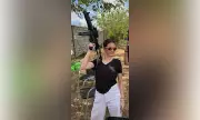 Ellen Adarna Takes Up Firearm Shooting Lessons After Motorcycle Training