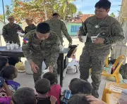 Military outreach benefits 266 children in Sulu island school