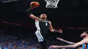 Spurs Outlast Thunder in Double Overtime for First Win in WCF