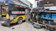 Two PUJs Collide in Cebu City Junction Box, Injuring Passengers