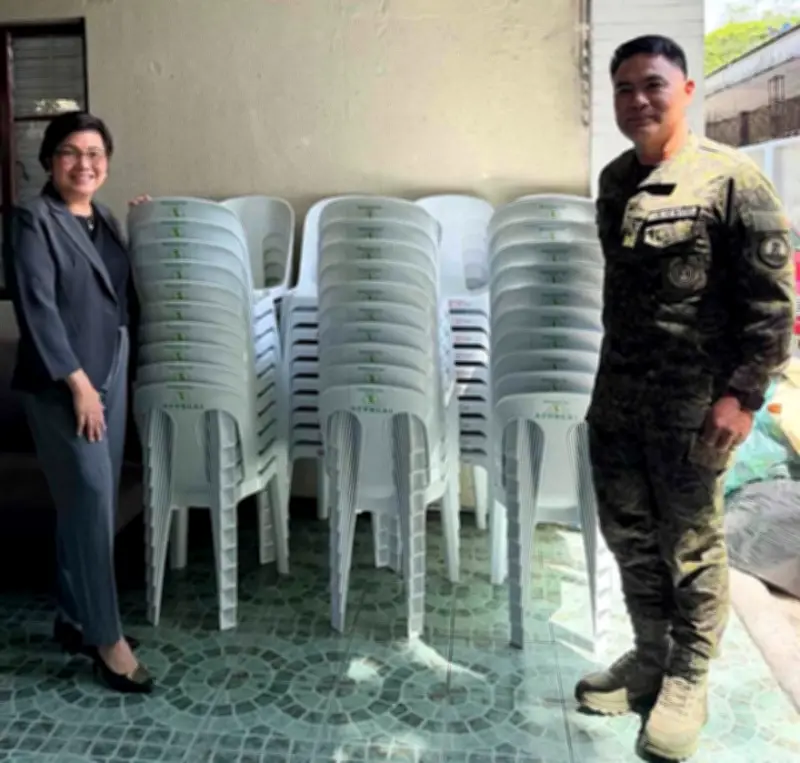 AFPSLAI Donates 70 Chairs to 1102nd Infantry Brigade Chapel in Sulu
