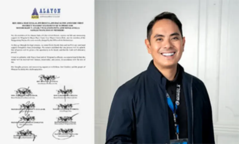 Alayon Party backs suspended Minglanilla Mayor Rajiv Enad amid graft charges