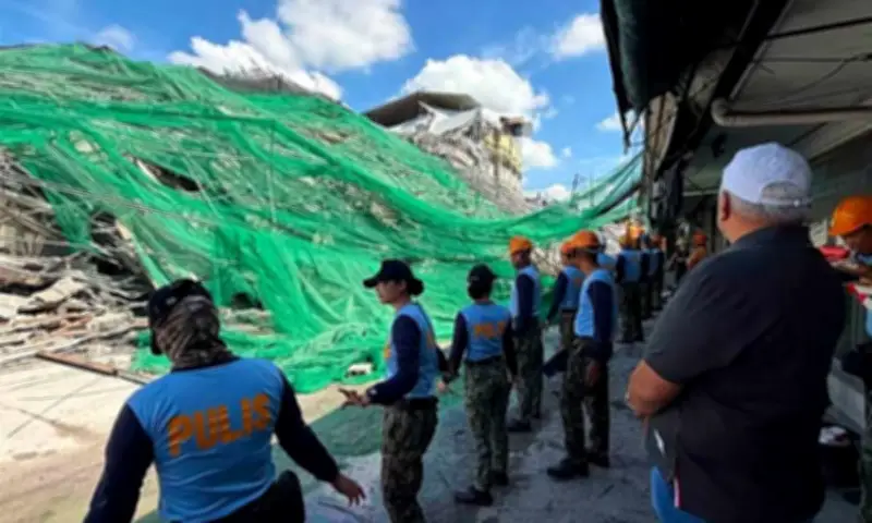 Angeles Task Force Clarifies Rubble Storage from Building Collapse