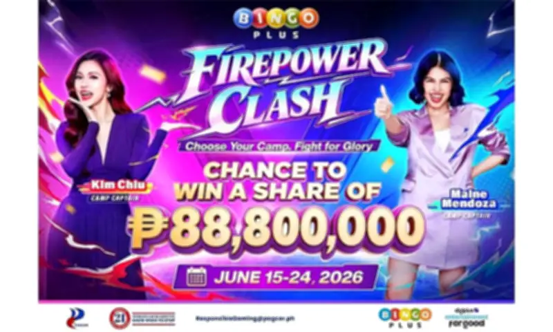 BingoPlus Launches Firepower Clash with Kim Chiu and Maine Mendoza