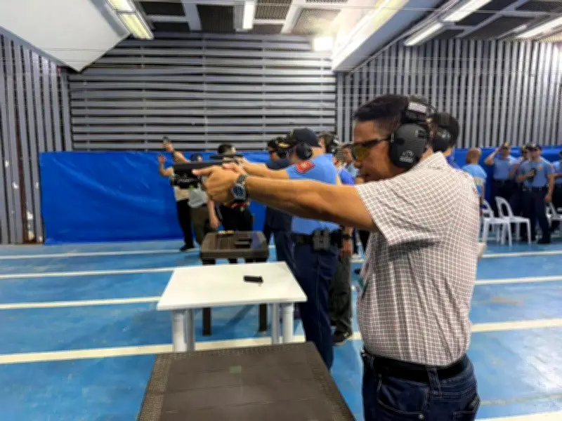 Cebu City Councilor Paul Labra Leads Police Firing Program Launch