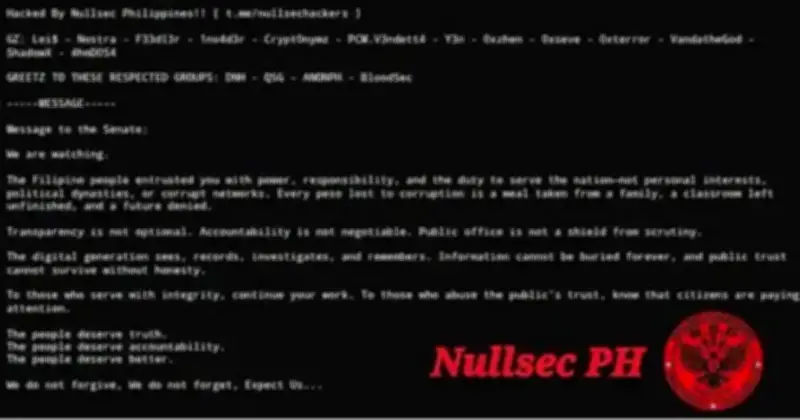 DICT confirms no sensitive data compromised in Senate website defacement