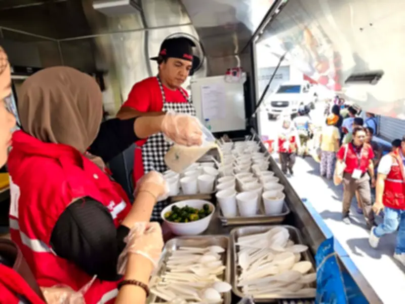 DSWD Mobile Kitchen Serves 530 Quake Victims in Sarangani